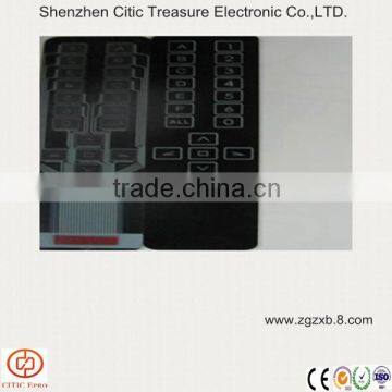 Home application resistive touch button switches