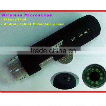 200 Wi-Fi wireless microscope work on Apple O/S & Andriod O/S