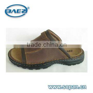 fashion men slipper with pu outsole