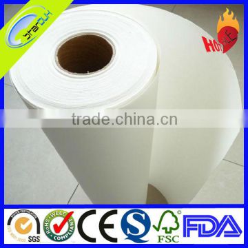 roll white blank adhesive sticker label