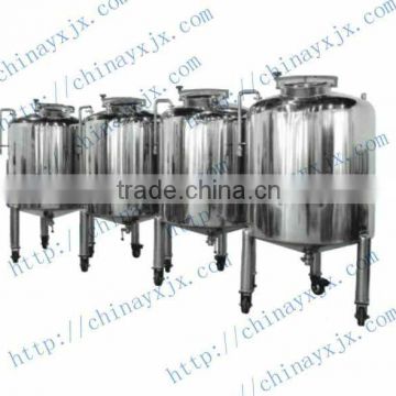 Stainless steel storage tank for cosmeitc