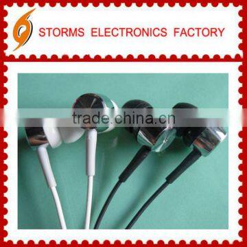 2016 unique design colourful metal in ear earphone&earbud