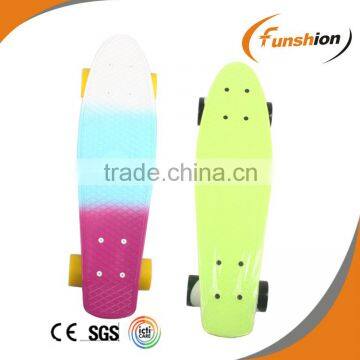 cheap price sport 22x6 inch plastic skateboard with good quality