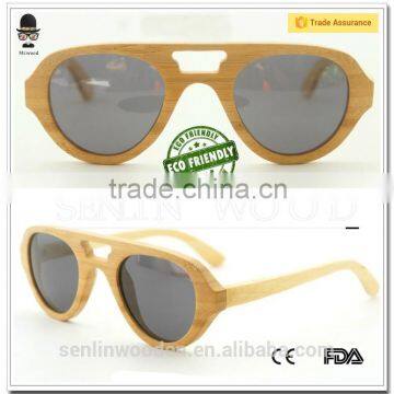 Peculiar Vintage Wooden Sunglasses Bamboo Eyewear