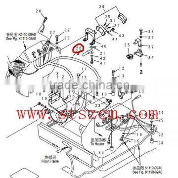 201-06-73113 Excavator PC60-7 Wiring Harness Under LEVER-Right Side