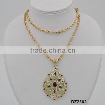 Custom Fashion Girls Alloy Necklace Pendent