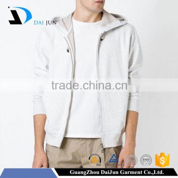 Daijun oem high quality wholesale import plain white men 400gsm cotton hoodies