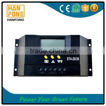 12V/24V 20A charger controller Automatic Switch manual pwm 20A charger controller with LCD digital screen