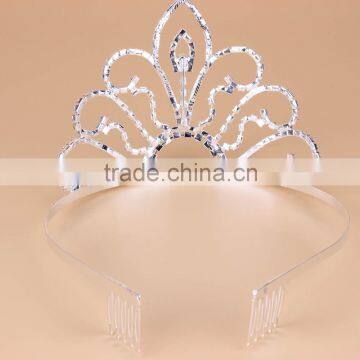Popolar Crystal Princess Tiaras Fashion Wedding Crown photo-3