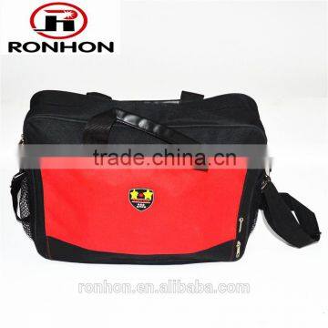 Black and Red Nylon Electrician Tool Bag