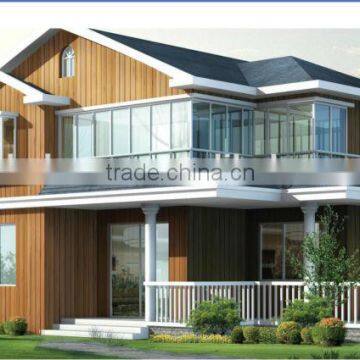 Luxury two-storeys light Steel Structure prefabricated house