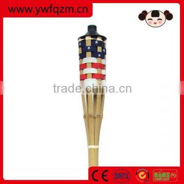 Cheap bamboo torch lamp for garden lighting