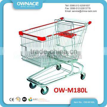 180L American Style Folding Shopping Cart Shopping Trolley