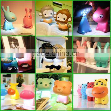 Best funny mini plastic led study battery operated desk lamp for reading