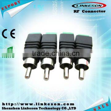 RCA connector video balun connector