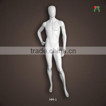 Fashion design Fiberglass inflatable male mannequin with head