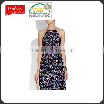 printed 100% rayon fabric
