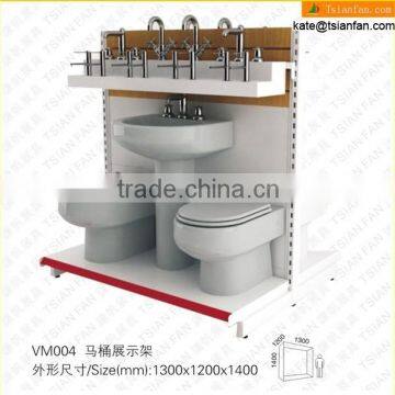 VM004---Cheap sanitary ware toilet display rack