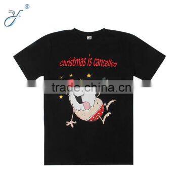 Customised China Yiwu Market Cotton T shirt Men's Christmas T shirts