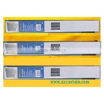 aluminum mini blind-shutters(1" curtain window)