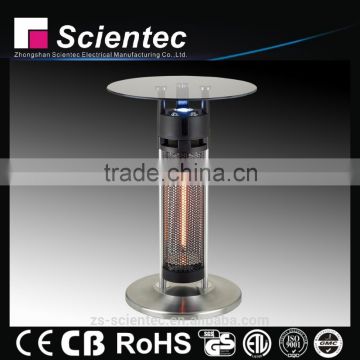 75cm Height Infrared Table Heater With LED Lighting