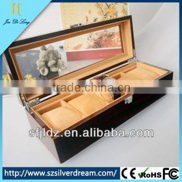 Wholesale Price 5 Slot Black Branded Watch Box