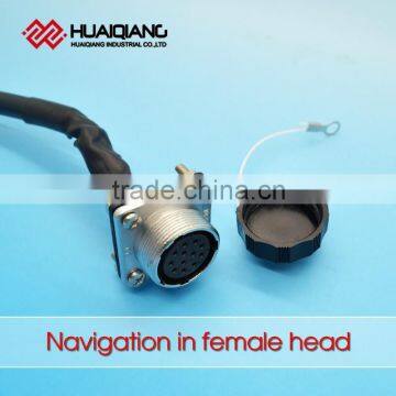 Navigation in Female Head 12 Core Robot Cable Robot Drag Chain Control Cable