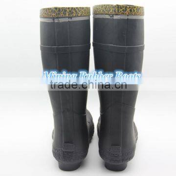 Mining Industry Rubber Boots With Steel Toe and Steel Plate