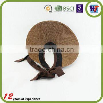 short visor cap visor cap waterproof straw sun visor cap