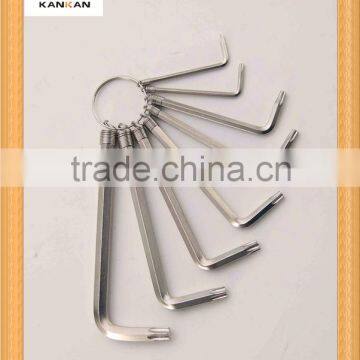 8pcs Short Long Ring Torx Key Set