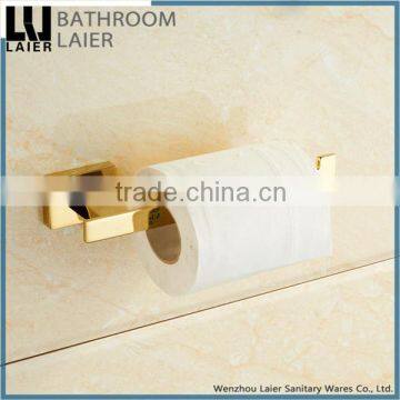 Simple Buy From China Zinc Alloy Gold Finishing Bathroom Accessories Wall Mounted Toilet Paper Holder