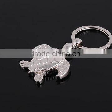 promotiona tortoise metal keychain