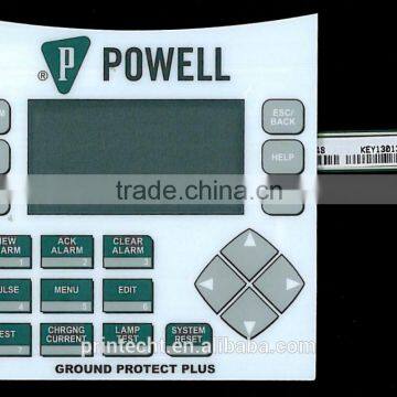 membrane circuit switch with sub-panel and metal dome