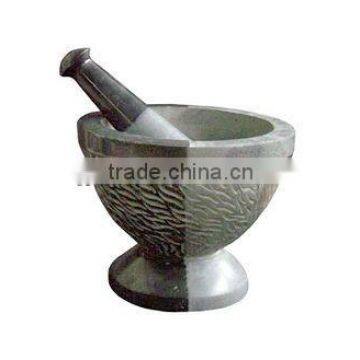 Stone mortar and pestle