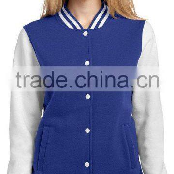 Sexy girls royal blue varsity jackets