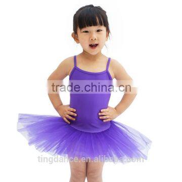 camisole pull on spandex children ballet tutu dress