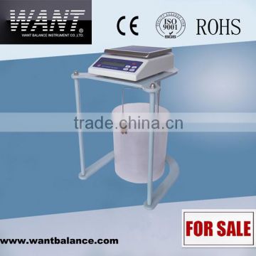 Test and Measure specific gravity density scale