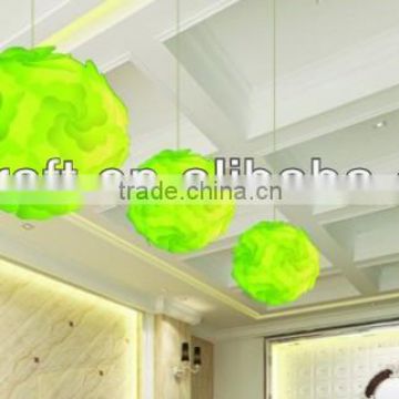 IQ Ceiling Lamp Shade-Modern Pendant Jigsaw Lighting Size M-Flatpack 25 cm Diameters After Assemble photo-4