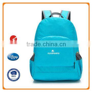 Custom design logo good quality fodable backpack