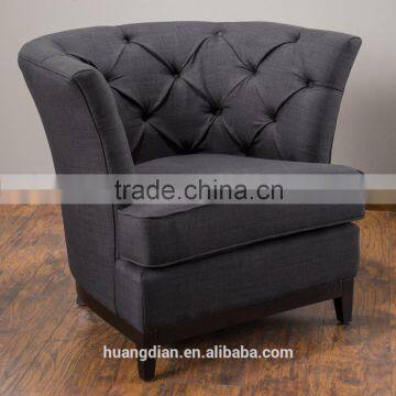 High quality cheap price home or hotel furniture grey single sofa ,accept mixed order