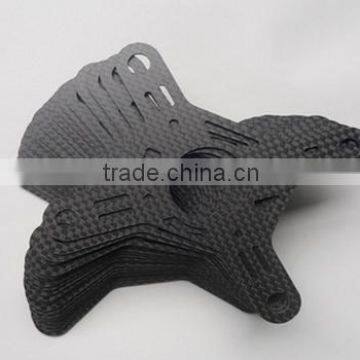 Factory supply carbon fiber laser cutting parts wholesale price