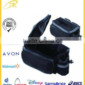 Multi-function Bicycle Bike Rear Back Seat Bag, Customized Travel Bicycle Pannier Bag photo-3