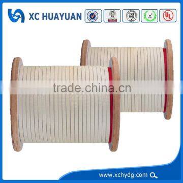 High quality fiberglass coated rectangular aluminum wire