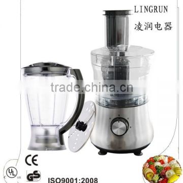 GS UL stainless steel 8 cup best stainless steel food processor