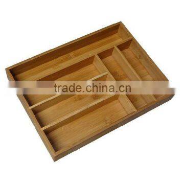 bamboo knife tray