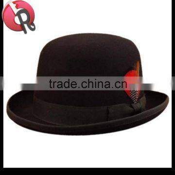 black wedding top bowler hat