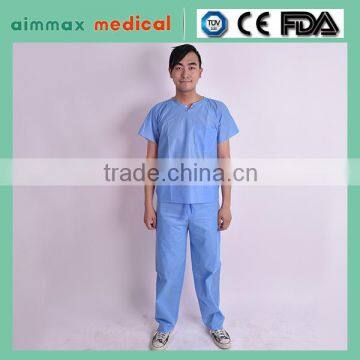 disposable pyjamas,scrub suit,(pant+shirt) hospital uniforms