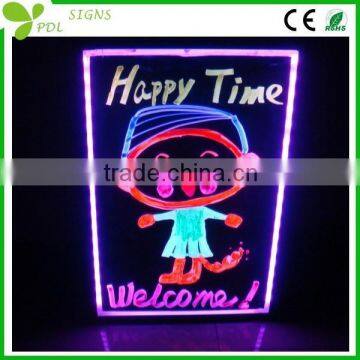 Outdoor Solid Tempered Glass Led Flashing Board