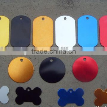 Colorful Aluminium Sublimation Dog Tag