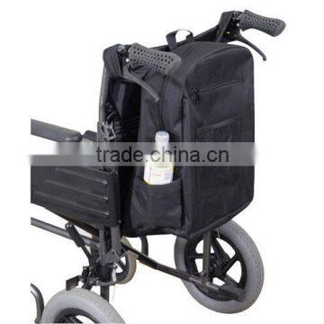 Topmedi Health Care Products Black Wheelchair Bag for Shopping/Storage/Carry Backpack